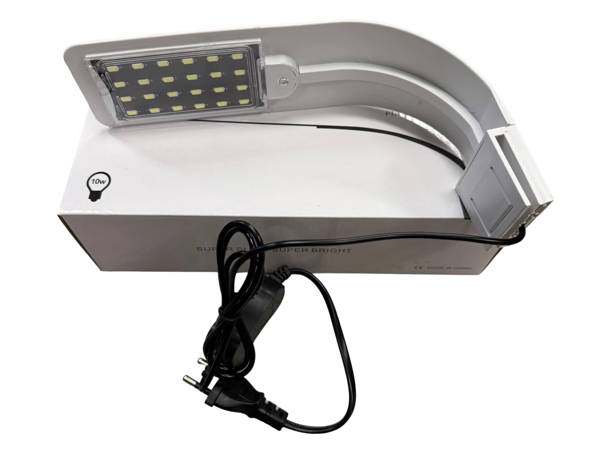 LED lampe 10 Watt X5 hvid - Superslim lys til nanoakvarier